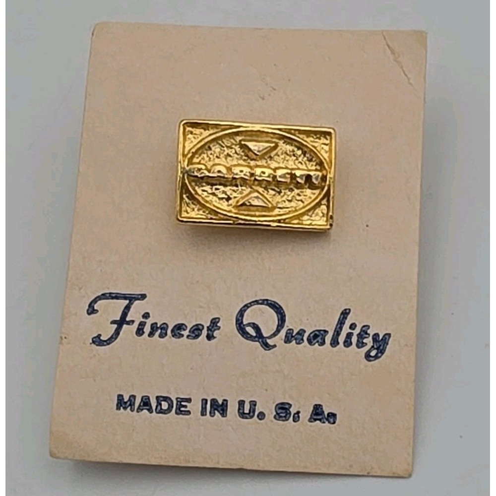 Vintage Garrett Lapel Pin Gold Color Metal